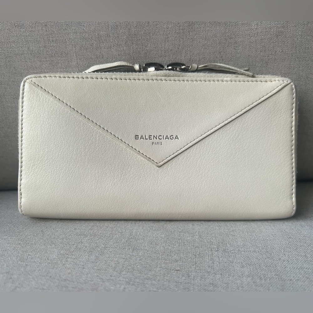 Balenciaga Paper Continental Zip Around Wallet